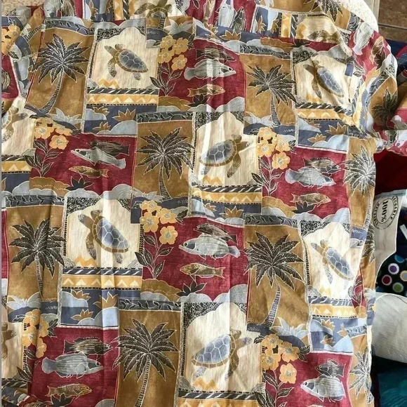 Tori Richards Men's Turtle Hawaii Shirt Size L - Picture 4 of 4